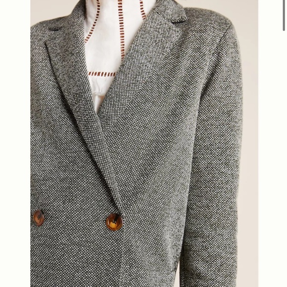 🆕 Anthropologie Daniel Rainn Cambridge Knit Blazer - Picture 7 of 16
